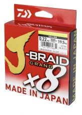 Daiwa J Braid Grand X8 135m Yellow