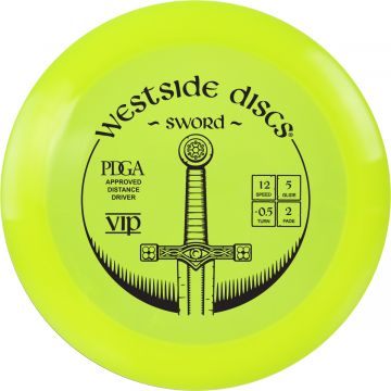 Westside Discs VIP Sword 173g+ Keltainen