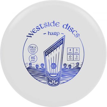Westside Discs BT Medium Harp 173g+ Valkoinen