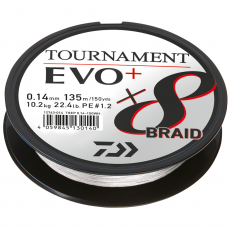 Daiwa Tournament Evo 8+  White 0,10mm 6,7kg 135m