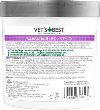 Vet’s Best korvien puhdistusliina 50kpl