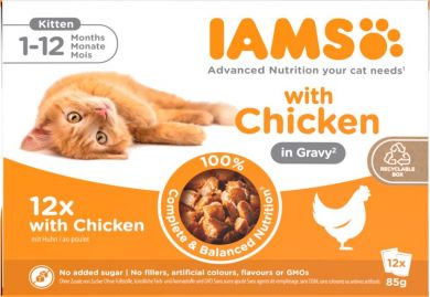 IAMS DELIGHT CAT Kitten Chicken in gravy