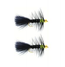 Eumer Classic Streamerperho G/Nugget Wooly Bug chartreuse #12 