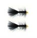 Eumer Classic Streamerperho 2kpl G/Nugget Wooly Bug black #10