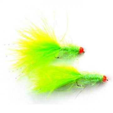 Eumer Classic Streamerperho 2kpl Leech #12 chartreuse 