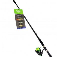 Jasu Sälli Avokelasetti Ahven 180cm 3-15g Kuitusiima 0,16mm