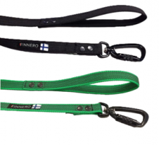 FINNERO RESCUE Antislip Talutin koiralle 2cm x 300cm Vihreä