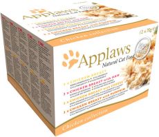 Applaws kissa purkki lajitelma kana 12x70g