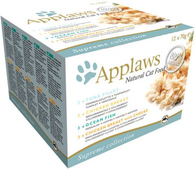 Applaws kissa purkki lajitelma supreme 12x70g