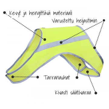 Finnero ATTE Huomioliivi Oranssi 4XL