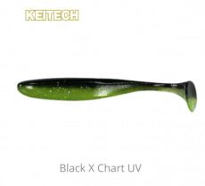 Keitech Easy Shiner 4.5" 6kpl LT Black Chart UV