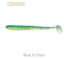 Keitech Swing Impact 2.5" 10kpl LT Blue Chart