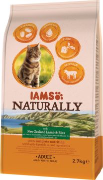 IAMS CAT Naturally Adult lamb 2,7kg