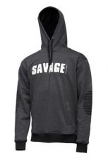  Savage Gear Logo Hoodie Huppari. Väri: Tumman Harmaa, Koko:XL