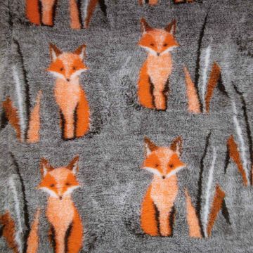 Foxy Fur -makuualusta Harmaa Kettu
