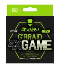 Gunki G´Braid 4X Game Monikuitusiima 150m 0.14mm 8,18kg