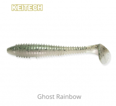 Keitech Swing Impact FAT 7.8" 2kpl Ghost Rainbow