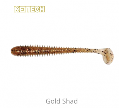 Keitech Swing Impact 2" 12kpl Gold Shad