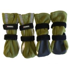 Finnero HALLA Heijastavat Tossut Koiralle 4kpl/pkt Vihreä M