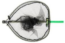 Gunki Fast Clip Landing Net, Koko: 55x50cm, 124cm