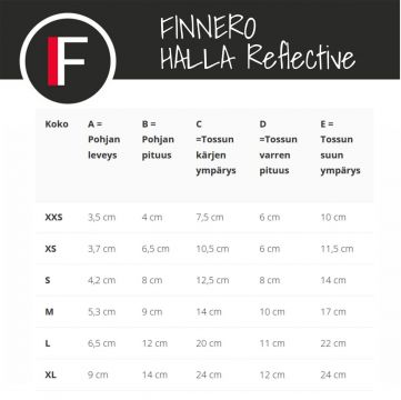 Finnero HALLA Heijastavat Tossut Koiralle 4kpl/pkt Oranssi S