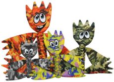 Jolly Flathead pieni 8cm CAMO, rapiseva ja vinkuva