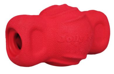 Jolly Tuff Teeter punainen pötkö 12cm herkkupiilo