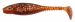 Gunki Gruppy Shad 8,5cm 6kpl Motoroil Gold Red FLK