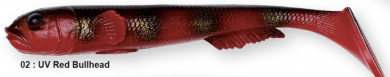 SG 3D Goby Shad 23cm 96g 02-Uv Red Bullhead