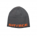 Savage Gear Polar Logo Beanie 1kpl Rock Grey Orange