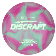 Discraft ESP Swirl Captain's Raptor 2022 - Paul Ulibarri 173-174g Pinkki