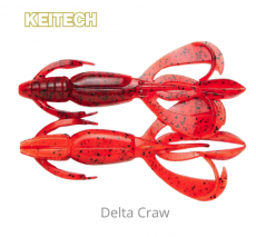 Keitech Crazy Flapper 2.4" 10kpl Delta Craw