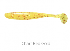 Keitech Easy Shiner 6.5" 3kpl LT Chart Red Gold