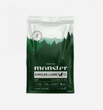 Monster Grain Free Singles Lamb 2kg