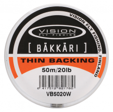 Vision BÄKKÄRI 50m WHITE 20lb backing