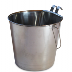 Metallinen juomasanko litteällä takaseinällä 8l