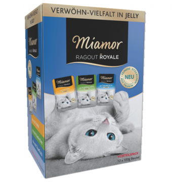 Miamor Ragout Royale Jelly 12x100g lajitelma