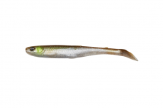 SG Slender Scoop Shad 9cm Green Silver BULK