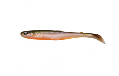 SG Slender Scoop Shad 9cm Oilve Pearl BULK