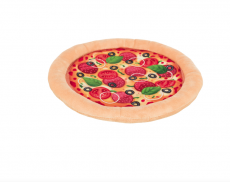 Trixie Herkku Pizza, rapiseva pehmolelu halk. 26cm