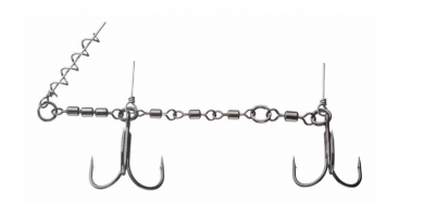 Daiwa PX Screw-In Swivel Assist Stinger #3/0+2/0 20-30cm 