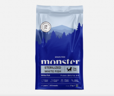 Monster Grain Free Sterilized White Fish 12kg