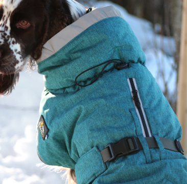 Kivalo Koiran toppatakki Luosto Koko 60cm Väri: Puro (Petrooli)