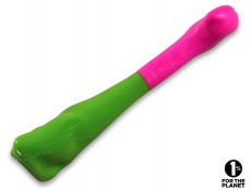 Vadi Dog Toy TPR luu pinkki-vihreä 32cm