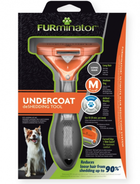 FURminator - keskikokoiset pitkäkarvaiset koirat