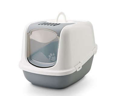 WC katettu harmaa Nestor Jumbo 66x48x46 cm