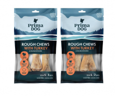 PrimaDog Rough Chews Koiran puruluu, Kalkkuna & tyrni -täyteluut L