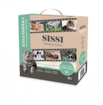 Sissi Kissanhiekka Aloe vera, hajustettu, 10 l