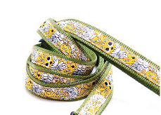 Puolikuristava nailonpanta 25mm GrazyRabbitYellow