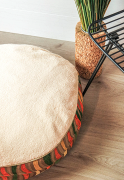 Katsu pyöreä paksu petityyny 70x70x14 cm